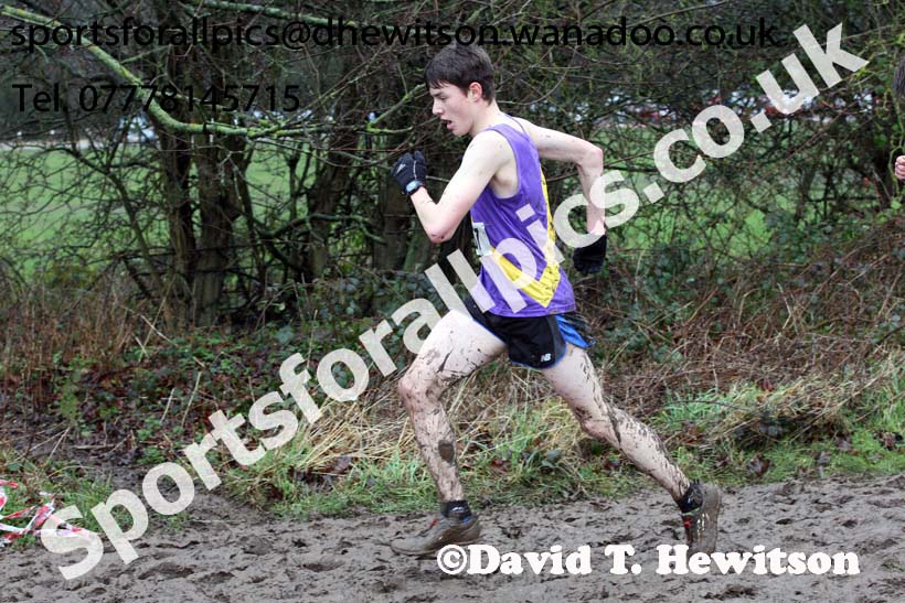 Senior boys Northern Inter Counties Schools Cross Country, Stockton. Photo: David T. Hewitson/Sports for All Pics